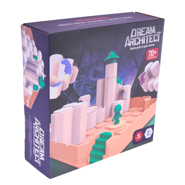 Byggblock Litet Arkitekt Torn Pussel Logikspel