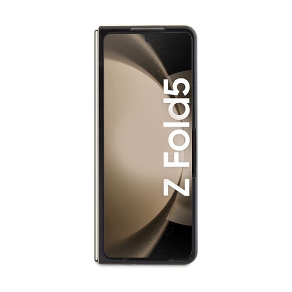 BMW Læder Carbon - Samsung Galaxy Z Fold 5 Etui (Sort)