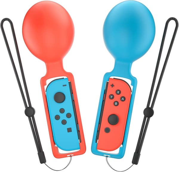 MARACAS PIDIN JOY-CON JOYCON NINTENDO SWITCH SAMBA BLUE RED 2kpl