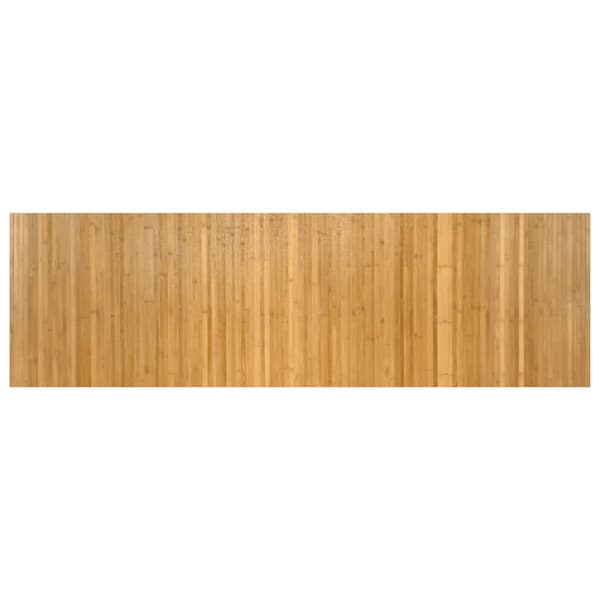 vidaXL Rektangulär matta, naturlig, 60x200 cm, bambu