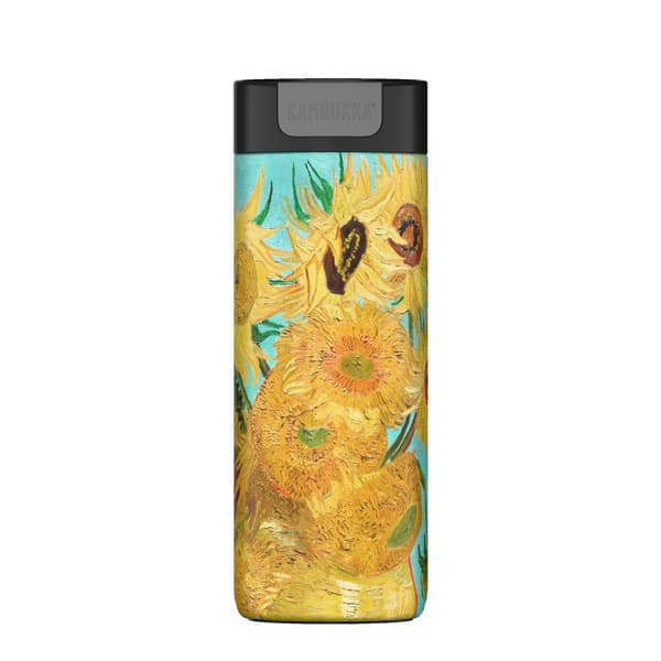Kambukka Olympus-vas med tolv solrosor 500 ml termosmugg