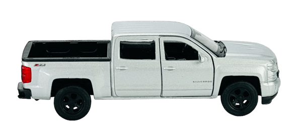 WELLY 2017 CHEVROLET SILVERADO SILVER 1:34 43750