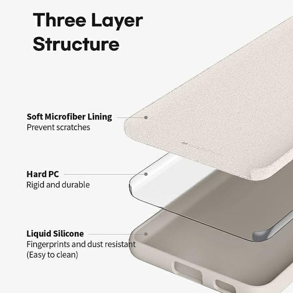 Mercury Silicone iPhone 15 Pro Max 6,7" svart/sten