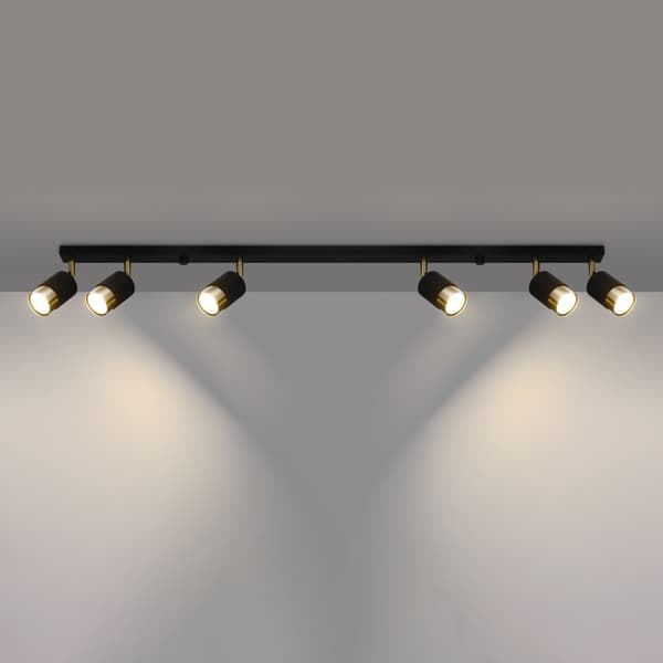 LOFTSLAMPE RANIX 6 GU10 SORT LUMILO 10.163.73
