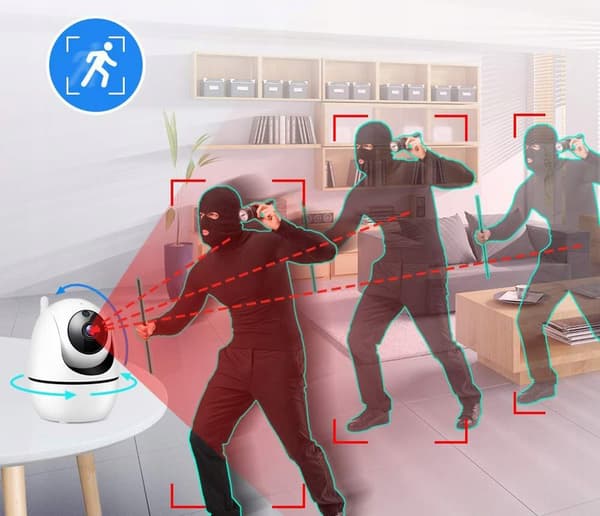 RTX P2P-kamera LJUD WiFi IR-SPÅRNING SD ONVIF