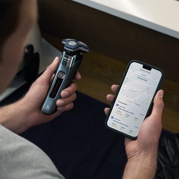 PHILIPS Shaver Series 7000 S7882/55 puhelinsovelluksella