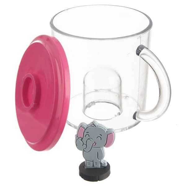 Mugg med elefantfigur för barn 240 ml