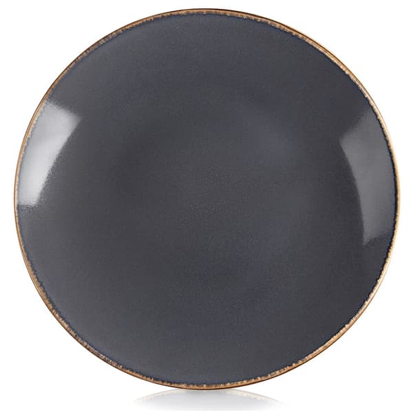 Glaze fad keramisk grå 27 cm