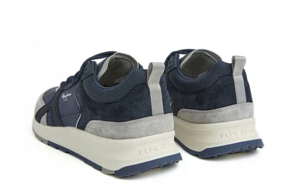 PEPE JEANS HERRSNEAKERS I LÄDER 43 AWE