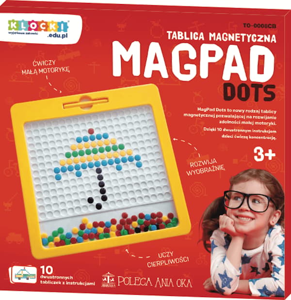 MagPad Dots Magnetic Board - Gul