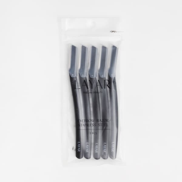 Lång svart trimmerkniv för permanent makeup av ögonbryn