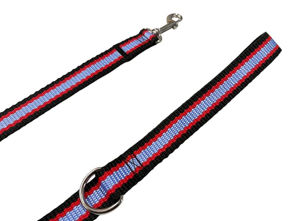 Klassisk hundesnor til gåture, solid, komfortabel, sort, rød, blå, XL - 250cm