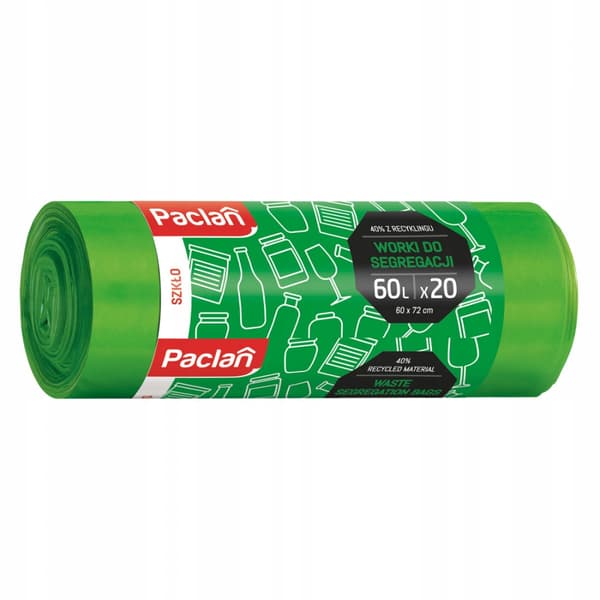Paclan glaspose 60l 20 stk grøn 139400