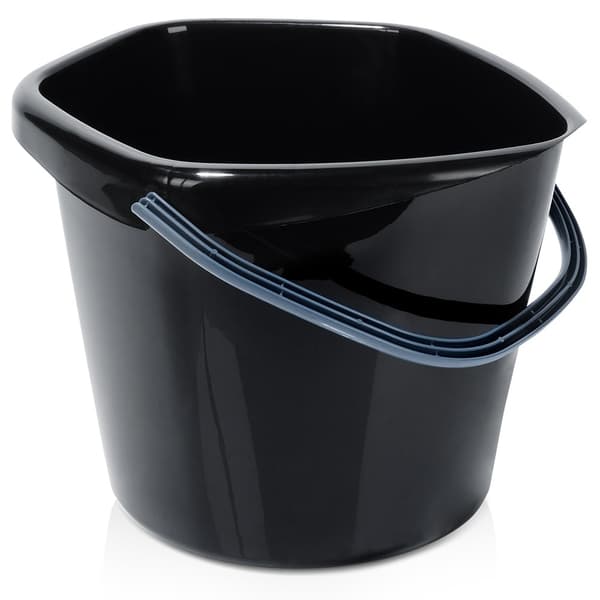 Plastikspand sort 10 l