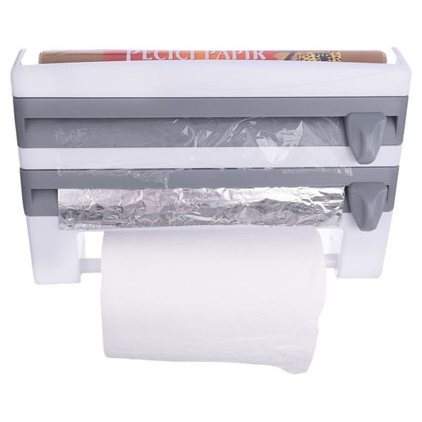 Dispenser til folie og køkkenruller 3 i 1