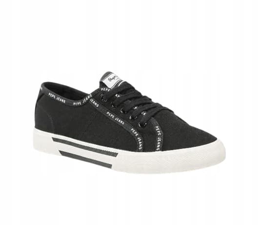 Pepe jeans brady rib damesko sorte lave sneakers 37 A_D