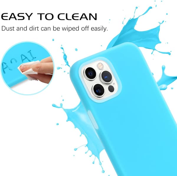 APPLE IPHONE 12 PRO MAX BLÅTT SILIKONSKAL