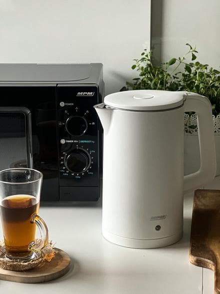 Sladdlös vattenkokare MPM MCZ-105 Vit