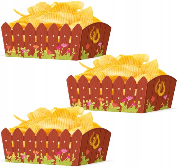 Æsker til chips, chips, snacks, heste, hestegård, fødselsdag, 3 stk.