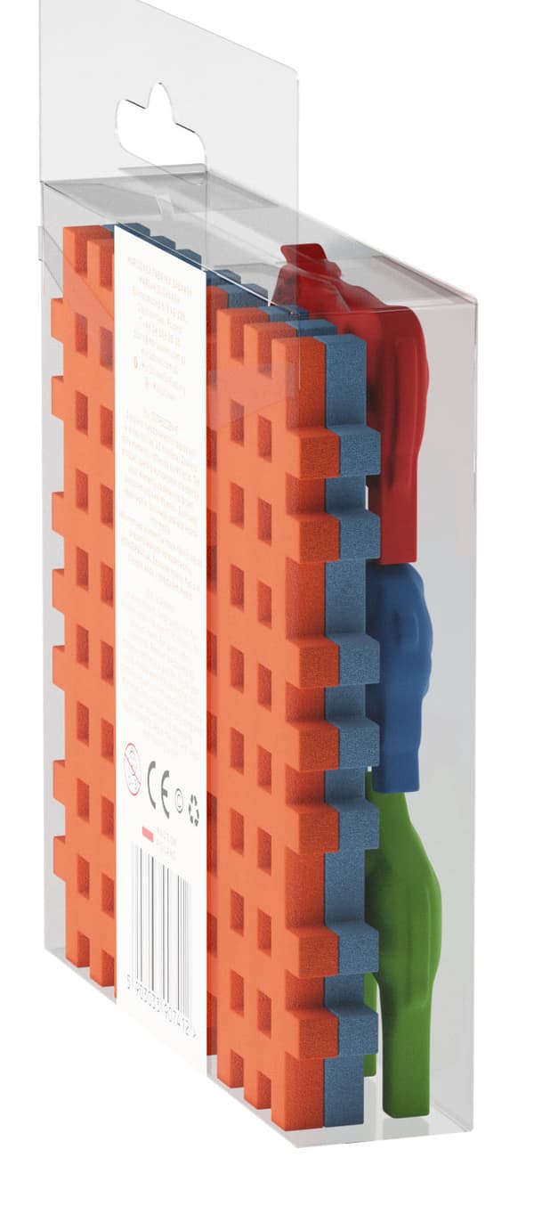 Marioinex Mini Vaffeldyr + Basis, 6 Dyr, Starter Sæt