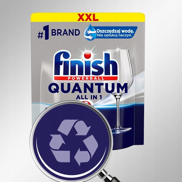 FINISH Quantum Allt-i-ett Lemon diskmaskinskapslar 100 st