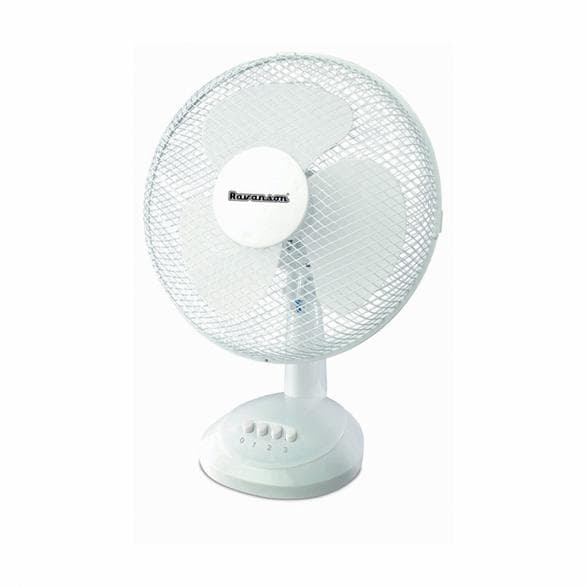 RAVANSON WT-1023 Vit skrivbordsfläkt