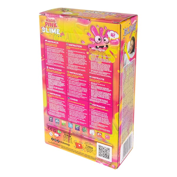 SLIME GØR DET SELV MAGISKE PINK XL SÆT