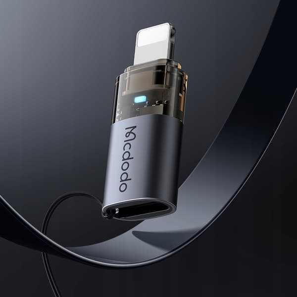 MCDODO USB-C-ADAPTER USB TYP C FÖR LIGHTNING IPHONE 13 14 LED