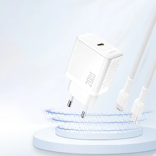 Dudao A26 PD20W GaN USB-C Oplader - Hvid