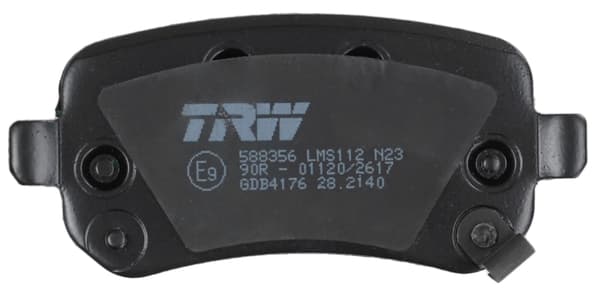 BAGSTE BREMSEKLODSER GDB4176 TRW