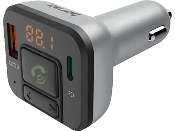 HAMA 14169 Bluetooth FM-lähetin hopeanmusta