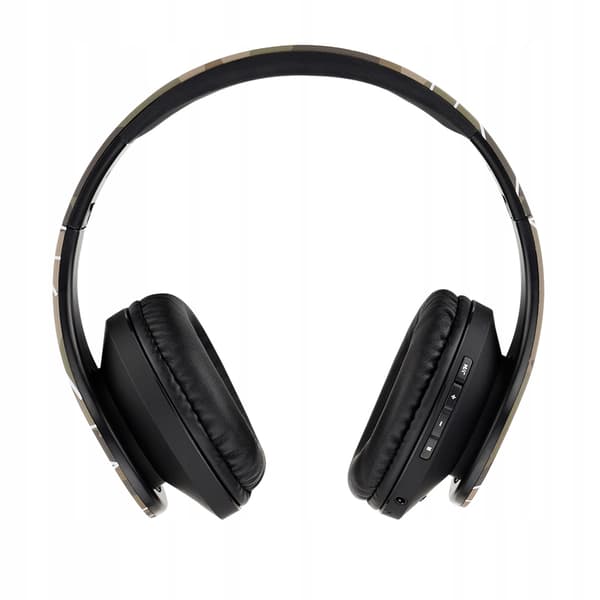 PowerLocus trådløse CAMOUFLAGE BLUETOOTH / microSD / FM-hovedtelefoner