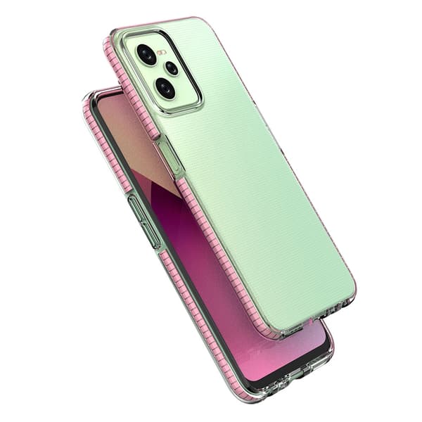 Fjäderfodral Realme C35 Silikonskal med Ram Svart