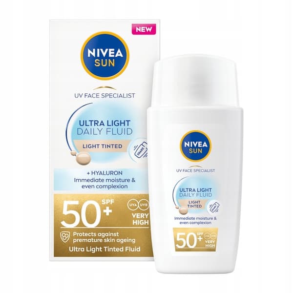 Nivea Sun Invisible Daily Fluid LIGHT SPF 50+ 40ml