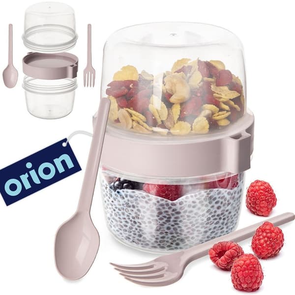 Yoghurtkopp med sked lunchlåda 370 ml