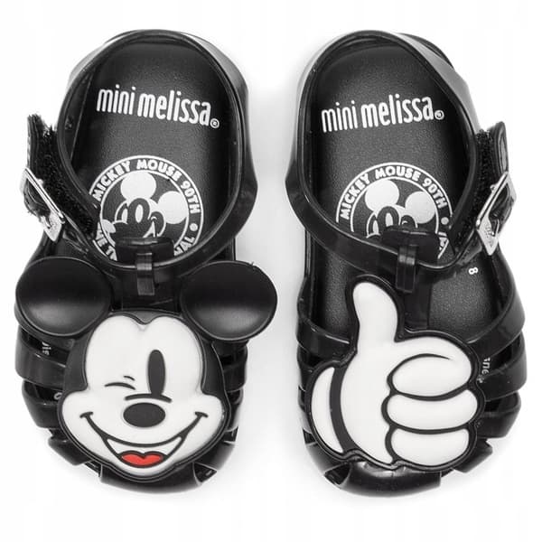 MELISSA MINNIE MOUSE SORTE SANDALER 19/20 3U2G11*