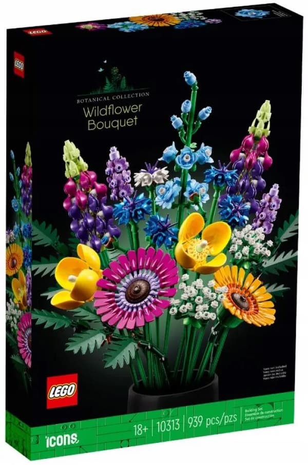 LEGO Villikukkikimppu 10313, 939 palaa