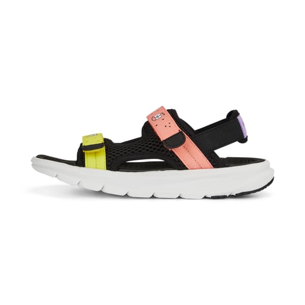 Puma Evolve SpongeBob Jr børnesandaler sorte 39118801 størrelse 38