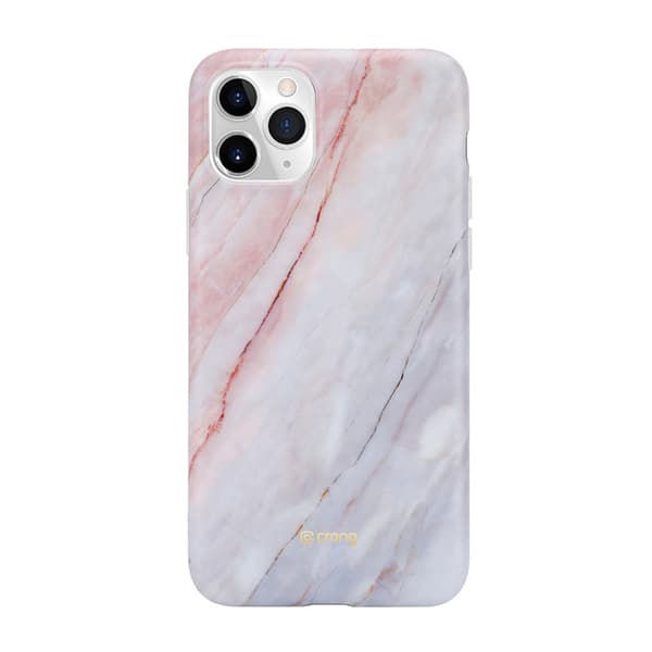 Crong Marmor Etui - iPhone 11 Pro Etui (Pink)