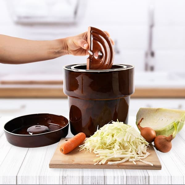 Keramisk pressesten til fermentering 17 cm