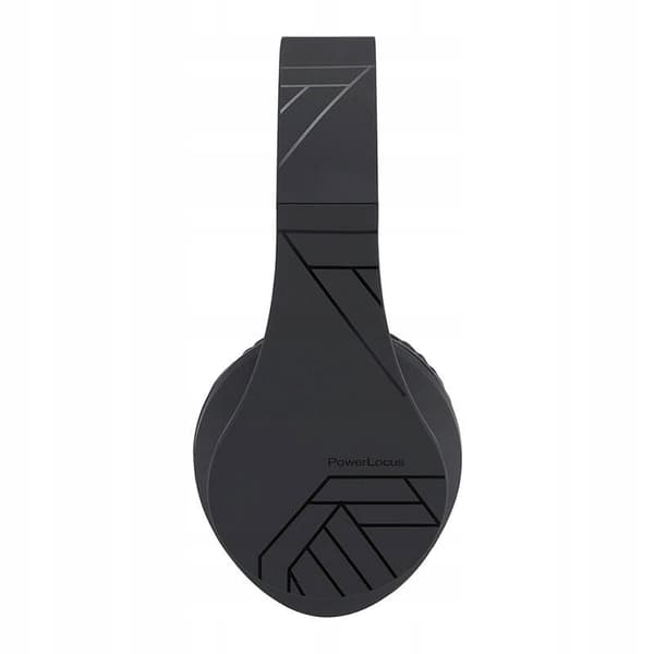 PowerLocus trådløse hovedtelefoner sorte BLUETOOTH / microSD / FM-radio