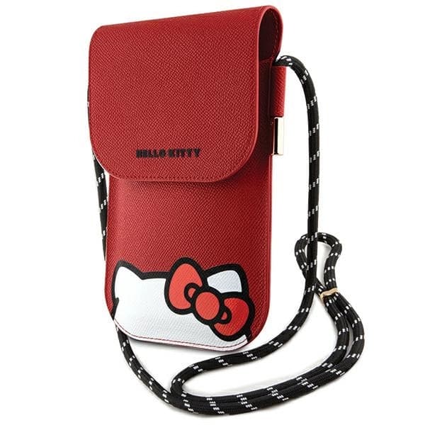 Hello Kitty Handväska HKOWBPSCKER röd/röd Läder Gömd Kitty Snöre