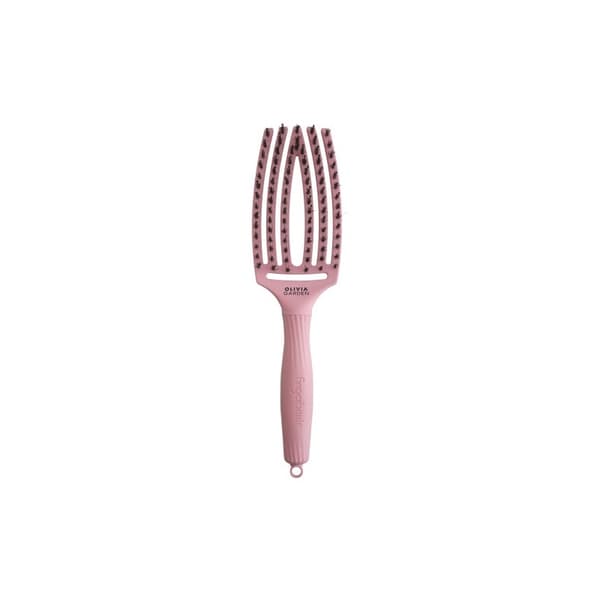 Olivia Garden Fingerborste "Rosa för hälsa" Mjukrosa