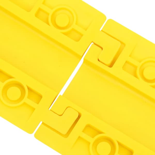 vidaXL kabelramper, 4 stk., 98,5 cm, gul