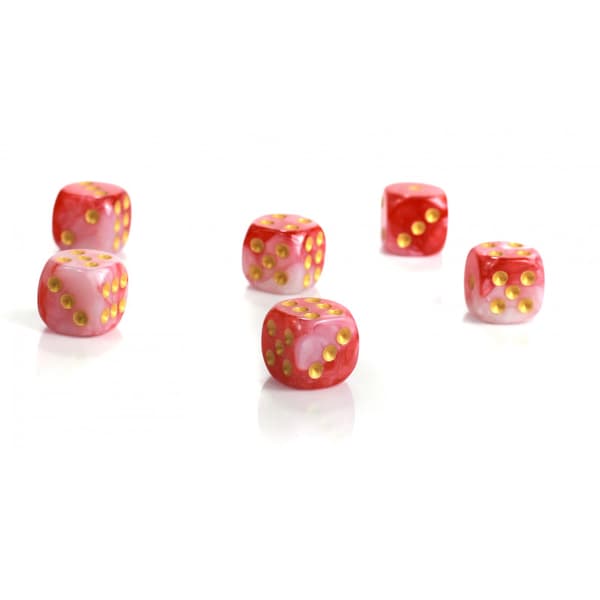 D6 1,6 cm RPG Orc Bacon kuusisivuinen noppa