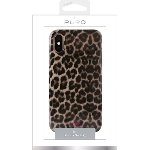 PURO Glam Leopard Cover - Etui til iPhone Xs Max (Leo 2)