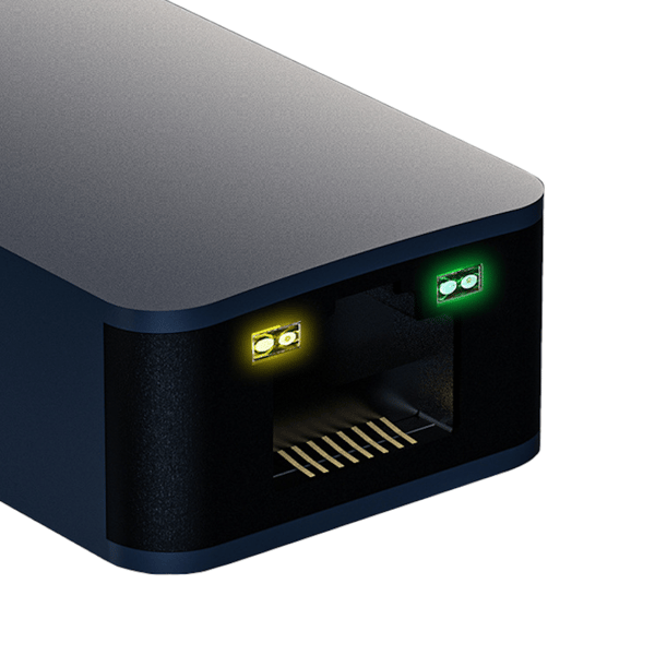 Nätverksadapter USB-C Ethernet Hub 2.5 Gbps