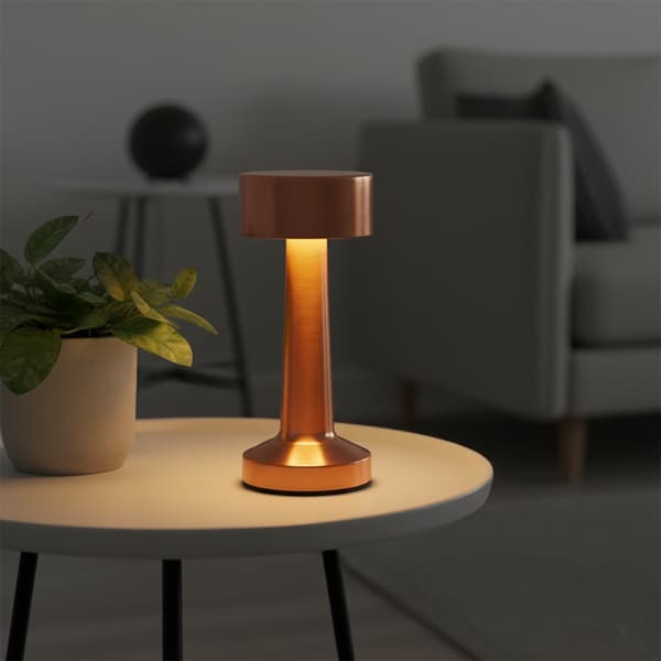 Kobber bordlampe 21 LED 21 cm