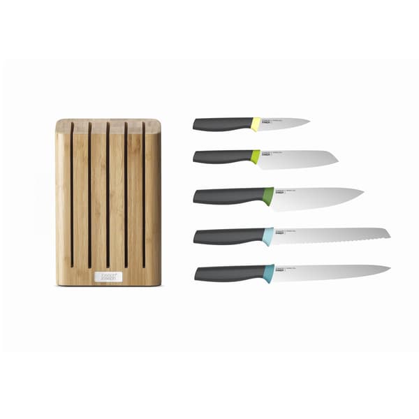 Joseph Joseph Elevate Bambublock Magnetiska Spårknivar Set med 5