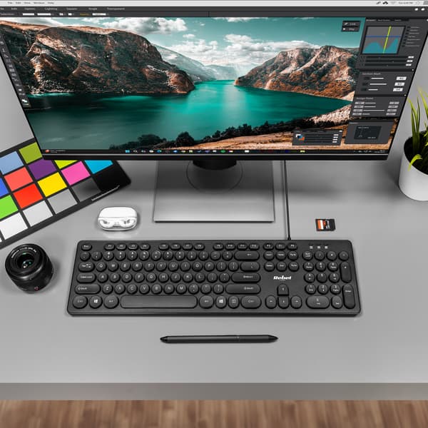 Kablet tastatur WDK100 membrantaster USB 2.0